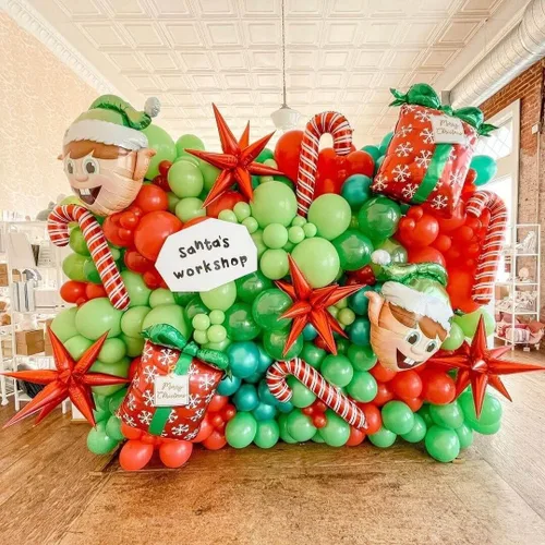 Miniatura 4 de 50 globos de papel de aluminio rojo con forma de cono de estrella – globos de Mylar de explosión de 26 pulgadas, 12 puntos 3D Starburst para 26