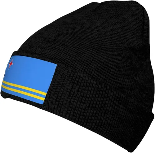 Miniatura 12 de Gorro de punto nacional para invierno y otoño, gorros para hombres y mujeres, gorro cálido con puños, gorro de esquí suave unisex