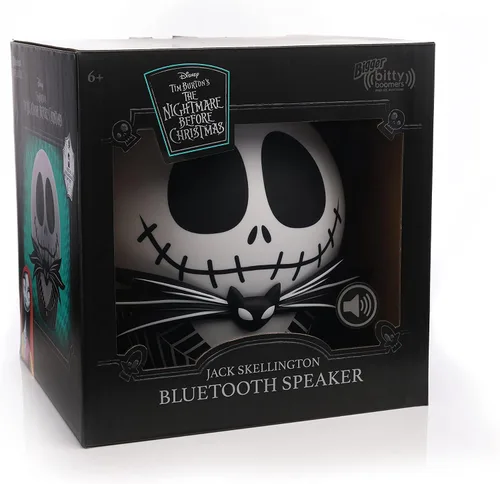 Miniatura 6 de Bitty Boomers Bigger Disney: Altavoz Bluetooth inalámbrico Jack Skellington de 8 pulgadas