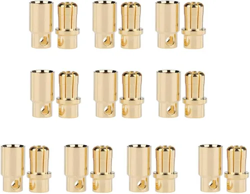 Miniatura 5 de FLY RC - 20 pares de conectores banana macho hembra de 4.0mm 4mm para batería ESC motor RC
