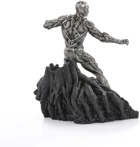 Miniatura 5 de Royal Selangor Estatua de guardián de la pantera negra de peltre de la colección Marvel acabada a mano