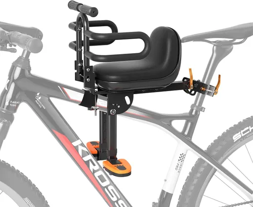 Miniatura 8 de XIEEIX Child Bike Seat, Kids Bike Seat with Guardrail, High Seat Cushion Backrest Mountain Bike Child Bike Seat, Bicycle Child Safety Seat for