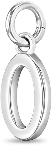 Miniatura 2 de In Season Jewelry 925 Sterling Silver Small Polished Numbers Charm For Little Girls Charm Bracelet 1-0 - Special Graduation Year Charm For Little