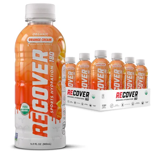 Miniatura 15 de RECOVER 180 Bebida de hidratación deportiva orgánica, sin azúcar añadido, bebida deportiva de 20 calorías, sabores orgánicos con vitaminas