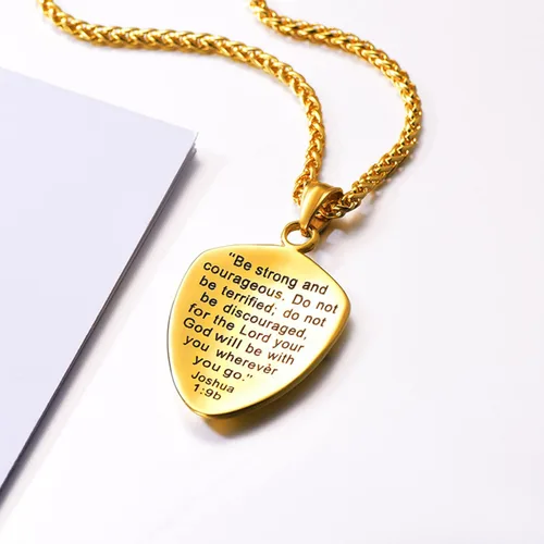 Miniatura 173 de U7 Saint Benedict/Michael Medal Necklace, 316L Stainless Steel Virgin Mary Necklace for Men Women, Bible Verse Protection Necklace Catholic