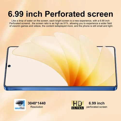 Miniatura 2 de OEJBK I25 Ultra: Powerhouse 16GB/512GB, batería de 2 días de 7000mAh, enorme teléfono Android 14 de 6.99 pulgadas con lápiz capacitivo incorporado