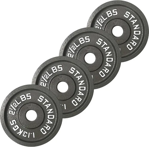 Iron Crush Paquete de 4 discos olímpicos de hierro fundido, pesas libres con agujero de 2 pulgadas, acabado Hammertone, para entrenamiento de fuerza