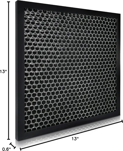Miniatura 5 de Filtro de carbón activado compatible con mini depuradores de aire Xpower Pro Clean X-2480A, X-2580 y X-2700, filtro de repuesto de alta calidad.