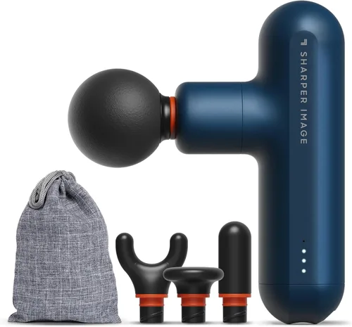 Miniatura 12 de Sharper Image Powerboost Move Aero [nueva versión 2026] Mini pistola de masaje de percusión de tejido profundo, herramienta de masaje para bígaro