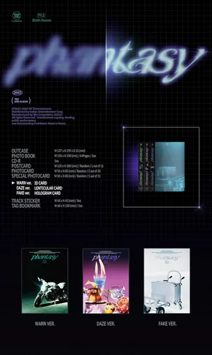 Miniatura 2 de THE BOYZ Phantasy_Pt.2 Sixth Sense Book+Photocard+Tracking Sealed TBZ Standard WARN Version