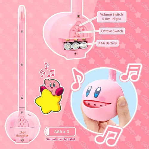 Miniatura 2 de Otamatone Kirby Rosa Estrella Héroe Instrumento Musical Electrónico Japonés Sintetizador de Música Portátil de Japón por Maywa Denki Studio, Premio