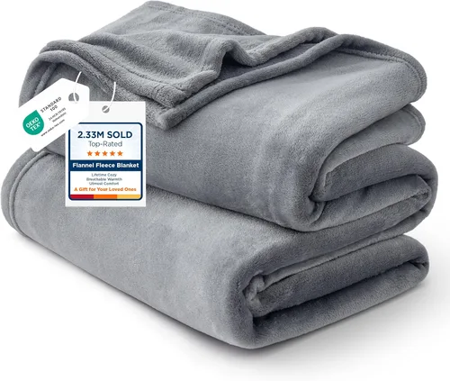 Miniatura 22 de Bedsure GentleSoft - Mantas de forro polar azul marino tamaño Queen - Manta de cama azul suave ligera afelpada difusa acogedora microfibra de lujo