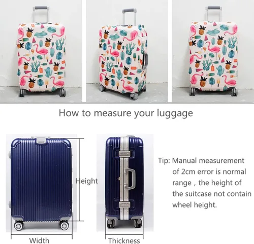Miniatura 3 de TRAVELKIN Funda protectora de maleta de elastano elástica para viaje, funda protectora de maleta de 18242832 pulgadas, funda protectora de equipaje