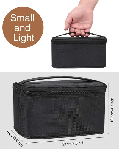 Miniatura 5 de Bolsa organizadora de lápiz labial, estuche para bálsamo labial, bolsa para lápiz labial, bolsa de maquillaje para artistas, bolsa de cosméticos