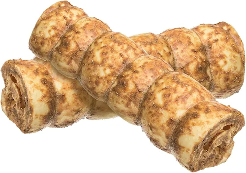 Miniatura 12 de Redbarn Pet Products Rollos de mejillas de res totalmente naturales para perros, mejillas de vaca sin granos, ricos en colágeno, disponibles