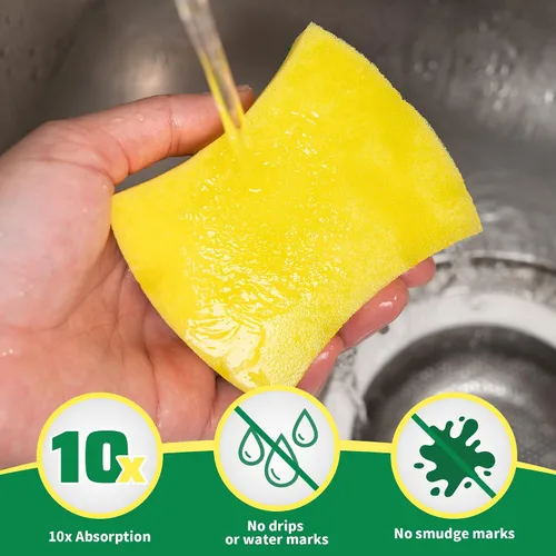Miniatura 4 de Esponjas de cocina, paquete de 24 esponjas para platos resistentes, esponjas de limpieza para platos, utensilios de cocina sin revestimiento