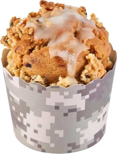 Miniatura 21 de Restaurantware Paquete de 200 moldes de papel para cupcakes de 3.38 onzas, resistentes a la grasa, festoneados para horno, elegantes tazas
