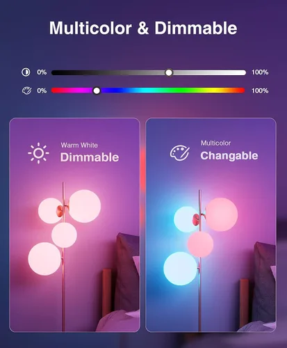 Miniatura 9 de Beantech - Bombilla inteligente, bombillas WiFi, bombilla que cambia de color, bombillas inteligentes funcionan con Alexa y Google Assistant