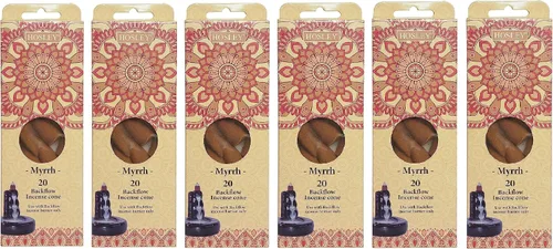 Miniatura 13 de Hosley Full Moon - Conos de incienso verde de reflujo de luna, aroma de larga duración para positividad y aire puro, polvo de madera, aromaterapia