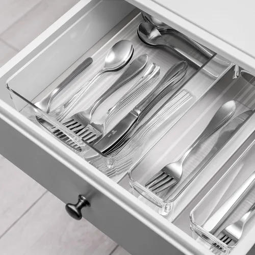 Miniatura 5 de Sorbus Juego de 10 Contenedores de Plástico Transparente Medianos – Contenedores Transparentes para Organizar, Organizadores de Refrigerador