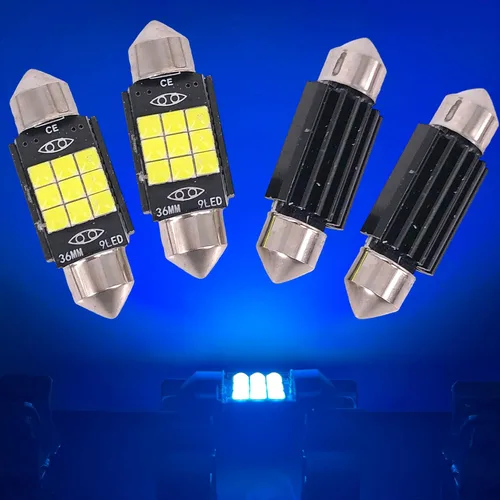 Miniatura 27 de SOCAL-LED - Bombilla LED de 0.157 x 1.220 in de Canbus Super Bright 3030 Chipset para interior de coche, luz de cúpula DE3175, luz de mapa, azul