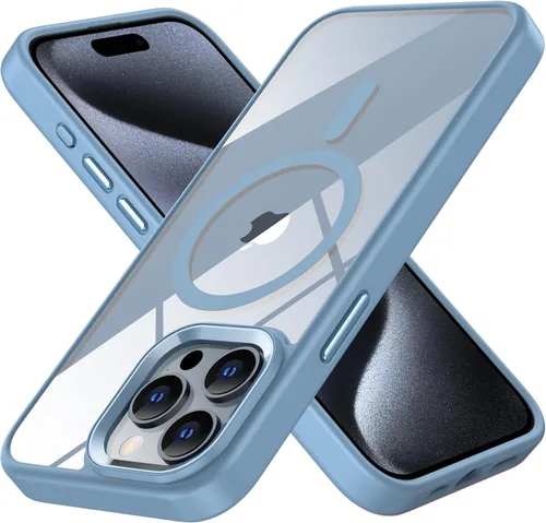 Miniatura 9 de Funda magnética para iPhone 12 Pro Max, compatible con MagSafe, [protección contra caídas de grado militar] TPU suave y transparente para iPhone 12