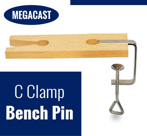 Miniatura 2 de V-Slot C-Clamp Banco Pin Abrazadera Montaje en Mesa Banco de Trabajo Joyeros Herramienta