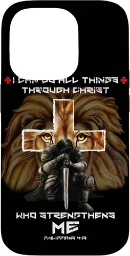 Miniatura 15 de Fundas para iPhone 11 Christian Phone Cases Men Bible Verse Philippians 4:13 Lion Case