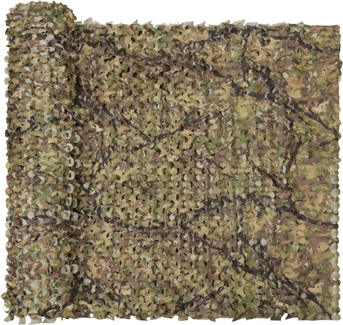 Miniatura 9 de HYOUT Red de camuflaje en rollo a granel, malla de camuflaje para cepos de caza, ghillie, sombrillas, camping, decoración para fiestas militares us