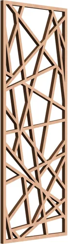 Miniatura 39 de Conway Paneles de pared decorativos de madera con calado, 9 3/8 pulgadas de ancho x 24 3/8 pulgadas de alto x 1/4 de alto, aliso