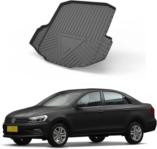 Miniatura 9 de Elsetyler Revestimiento de carga para viaje 2021 – TPO negro para todo tipo de clima, resistente al agua, bandeja de carga trasera, protector
