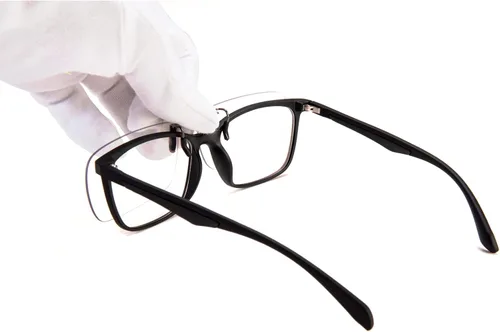 Miniatura 7 de FONHCOO Lentes de bloqueo de luz azul con clip para mujeres y hombres, clips en tus lentes graduados o de lectura, ligeros, sin marco, sin marco