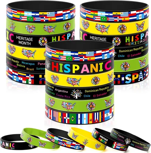 Miniatura 13 de JUNEBRUSHS 42 piezas de accesorios de concientización sobre el cáncer de mama, pulseras de silicona Esperanza Fe Fuerza Coraje, pulseras accesorios