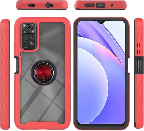 Miniatura 94 de Funda compatible con Xiaomi Poco M5s 4G, compatible con Redmi Note 10 4G / Note 10S 4G / Note 11 SE (India), funda para teléfono 3 en 1, color azul