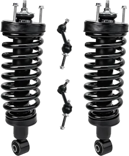 Miniatura 101 de Detroit Axle - Amortiguadores de puntales para Nissan Sentra 2007-2012 [Base S SL SR] Puntales delanteros completos con amortiguadores traseros