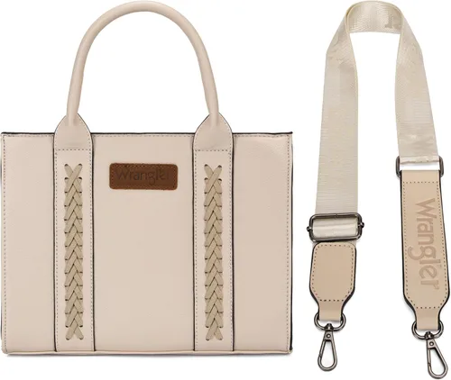 Miniatura 4 de Bolso tote mediano Wrangler para mujer, bolsos de diseñador, bolsos de mano con asa superior y correa