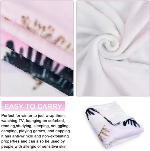 Miniatura 4 de Manta de pestañas para cama de pestañas, regalo de San Valentín, manta femenina para sofá, cama, decoración de habitación de pestañas, manta