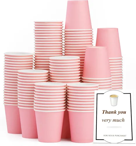 Miniatura 29 de Paquete de 50 vasos de papel desechables de 3 onzas, vasos de papel para baño de café, tazas pequeñas para aperitivos, baño, expreso, perfecto