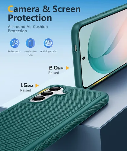 Miniatura 268 de FNTCASE Funda para iPhone 17 Pro: Fundas delgadas translúcidas de color azul claro compatibles con MagSafe, protección completa de la cámara