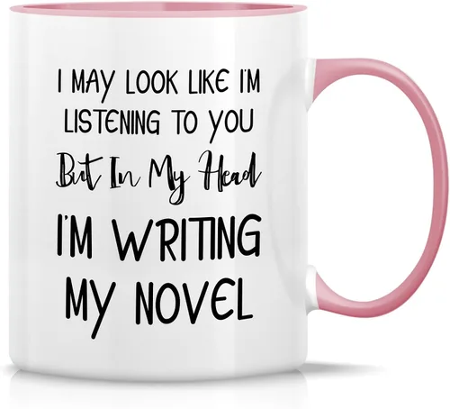 Miniatura 8 de Retreez Taza divertida - Soy un escritor, cualquier cosa puede ser utilizada en una historia, 11 Oz Tazas de café de cerámica - Taza graciosa
