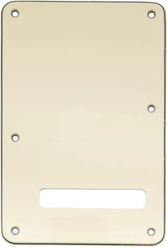 Miniatura 12 de Musiclily Placa Posterior de 6 Agujeros Stratocaster Cubierta de la Cavidad del Trémolo para Fender Hecho en EE. UU./México, Guitarra Eléctrica ST