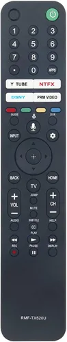 Nuevo control remoto de voz de repuesto RMF-TX520U para Sony Bravia LCD TV XR-65A80J XR-65X90J XR-77A80J KD-75X80J KD-43X85J KD-50X85J KD-85X85J