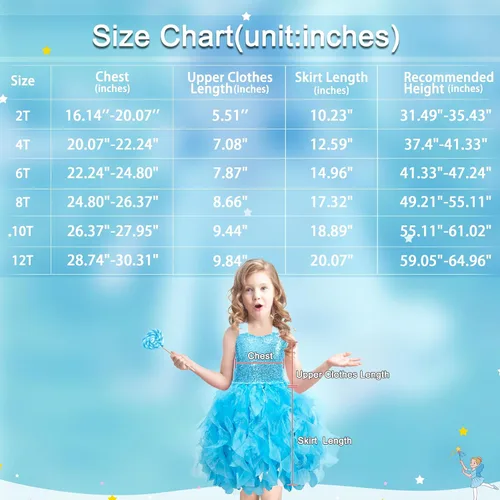 Miniatura 5 de Vestido tutú para niñas con lentejuelas brillantes de tul de princesa, fiesta de cumpleaños, baile de graduación, vestido deportivo para niñas
