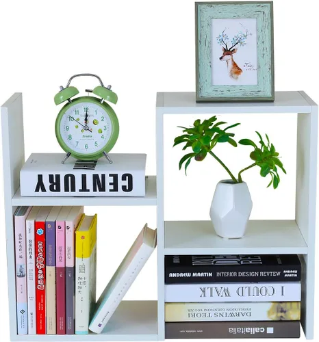 Miniatura 11 de PAG Organizador de Escritorio Estante de Escritorio Estantería Ajustable de Encimera Estantes de Mesa Pequeños Organizador de Libros Organización