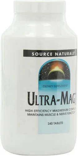 Miniatura 8 de Source Naturals Ultra-Mag, magnesio biodisponible 5 en 1 - Relaja los músculos y calma los nervios* - 120 tabletas veganas