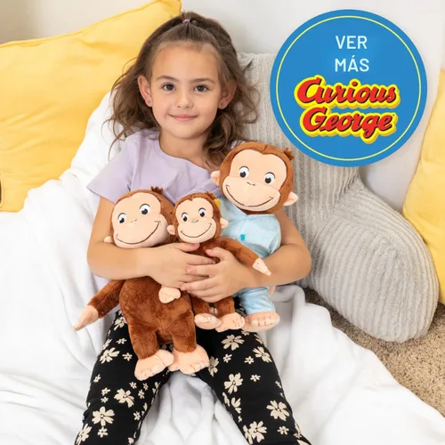 Miniatura 6 de Kids Preferred Curious George in Pajamas - Juguetes de peluche de mono suave y lindo, regalo para bebés y niños pequeños y niñas, animal de peluche