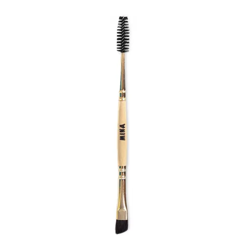 Miniatura 4 de Polvo de tinte para cejas natural marrón medio de MinaiBrow Kit de tinte instantáneo a prueba de manchas con cepillo doble biselado Marrón medio +