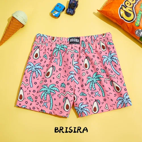 Miniatura 2 de BRISIRA Traje de baño para niños pequeños, antirozaduras, pantalones cortos de natación para niños con forro de compresión