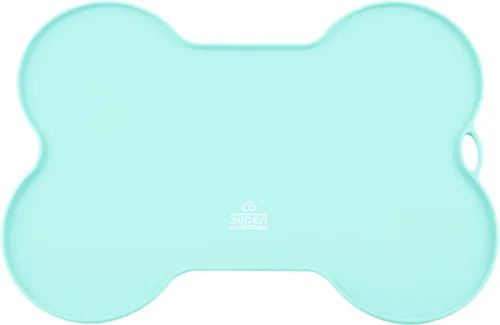 Miniatura 9 de Super Design Tapete de comida para perros, tapete para comida y agua, de silicona, antiderrames, tapete para alimentación de gatos, mantel
