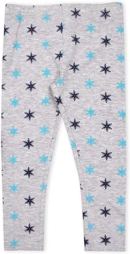 Miniatura 4 de Disney Frozen Girls - Conjunto de camiseta con capucha y pantalones de leggings con cremallera para niños pequeños y pequeños, blancogrisazul marino